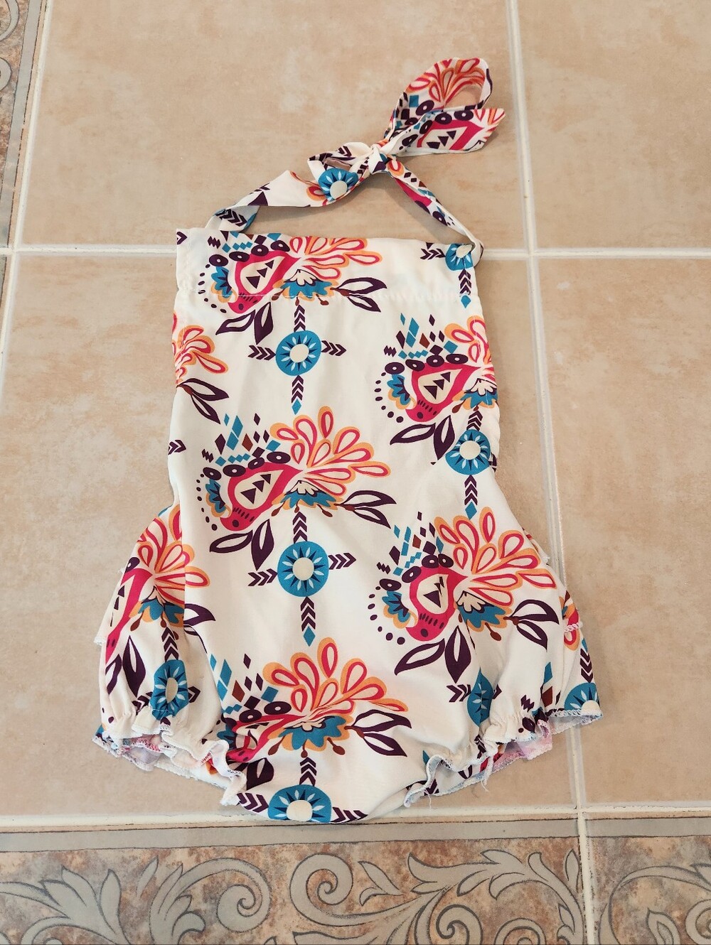 12 Months Girls Romper